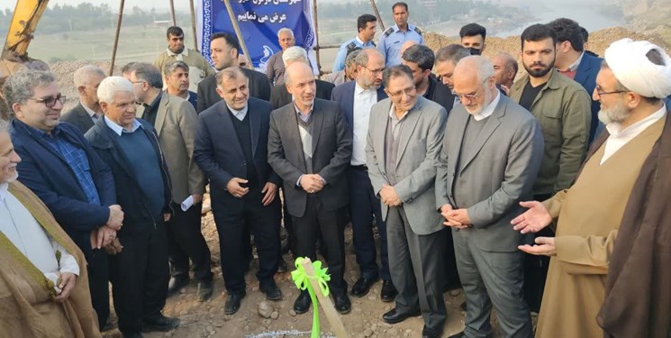 آغاز عملیات احداث آبگیر طرح بزرگ آبرسانی به دزفول با حضور وزیر نیرو دزفول