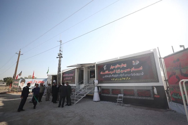 بزرگترین بیمارستان سیار سپاه در مرز خسروی افتتاح شد