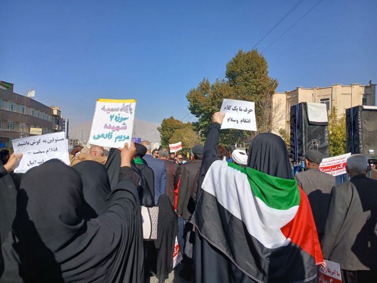 راهپیمایی مردم کرمانشاه در حمایت از محور مقاومت