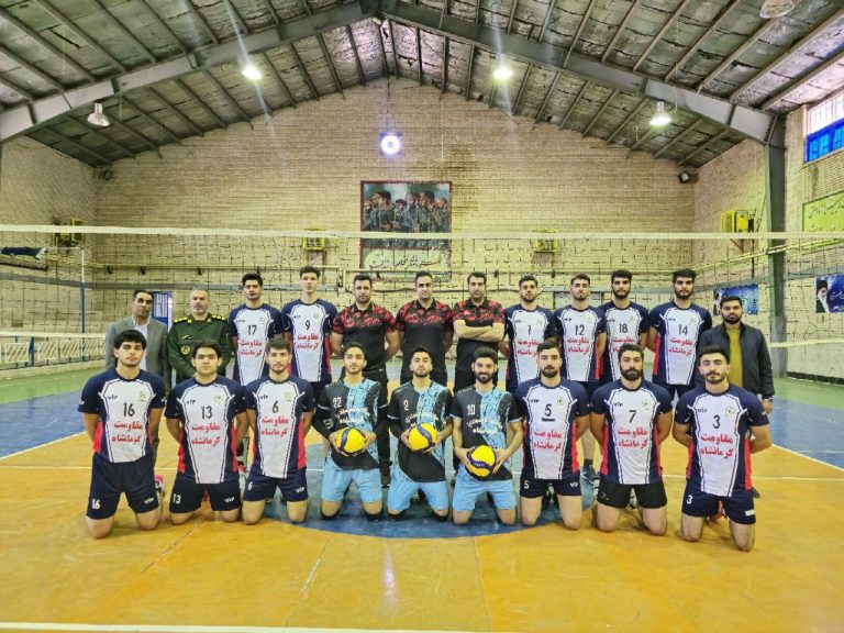 درخشش تیم والیبال مقاومت کرمانشاه در لیگ دسته دوم کشور
